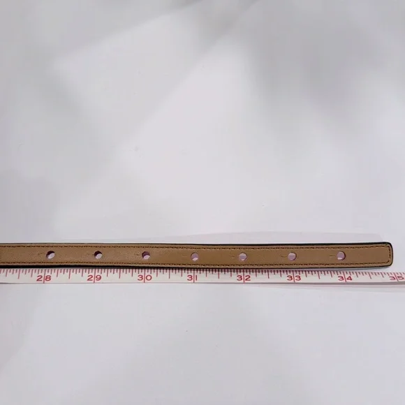 Kate Spade Pink Patent Leather Shoestring Bow Belt (size medium) - Picture 7 of 7